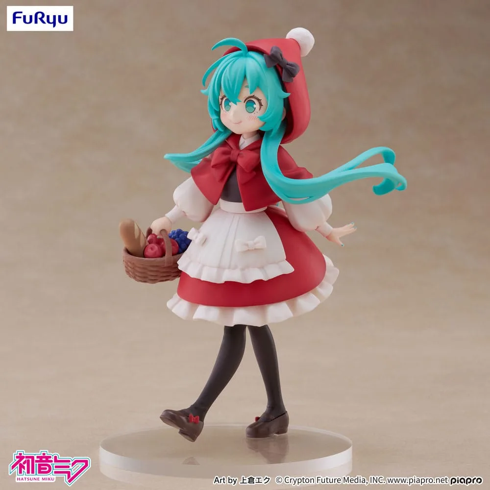 Hatsune Miku Desktop Fairy PVC Statue Hatsune Miku Little red riding hood Ver. 16 cm by Furyu - Hatsune Miku
