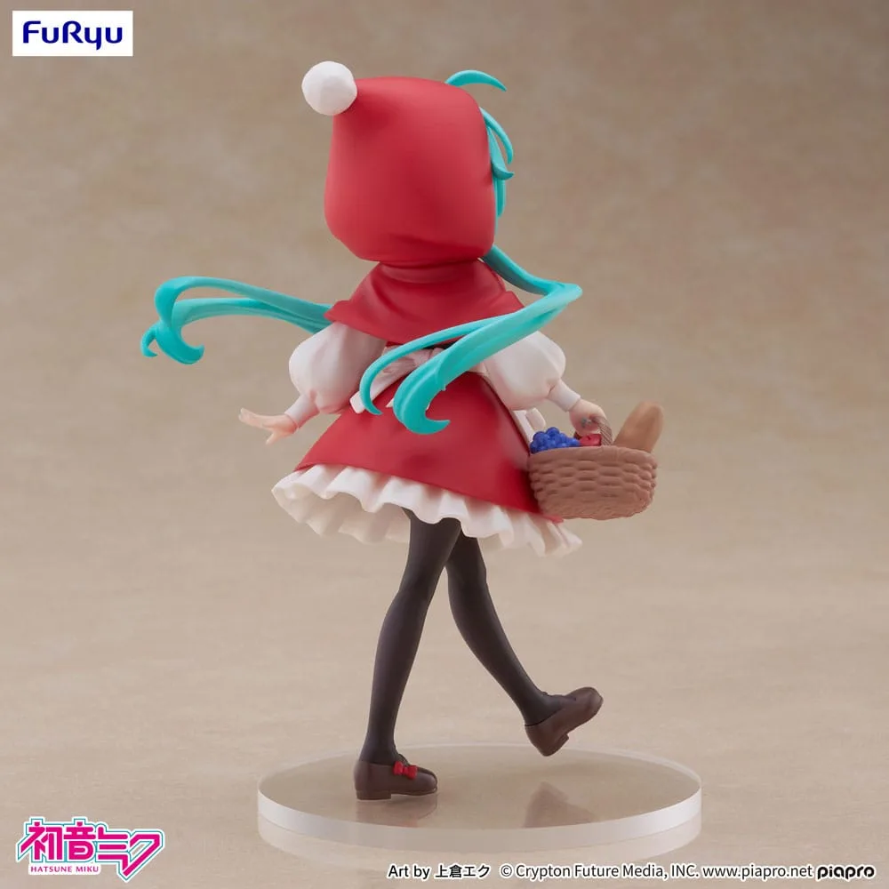 Hatsune Miku Desktop Fairy PVC Statue Hatsune Miku Little red riding hood Ver. 16 cm by Furyu - Hatsune Miku