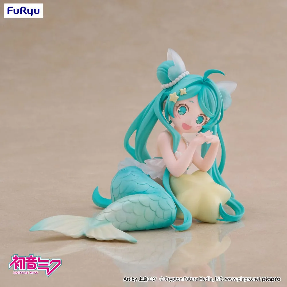 Hatsune Miku Desktop Fairy PVC Statue Hatsune Miku Mermaid princess Ver. 9 cm by Furyu - Hatsune Miku