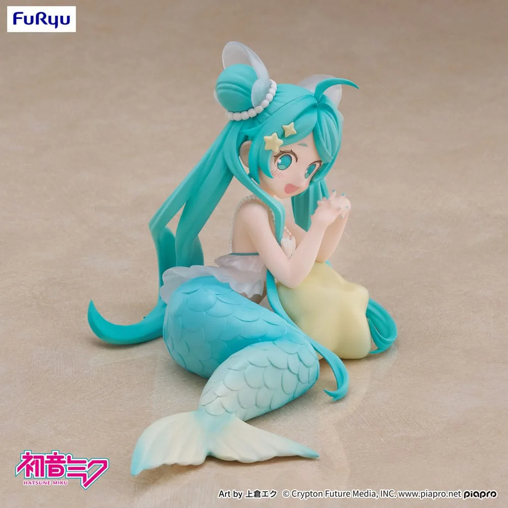 Hatsune Miku Desktop Fairy PVC Statue Hatsune Miku Mermaid princess Ver. 9 cm by Furyu - Hatsune Miku