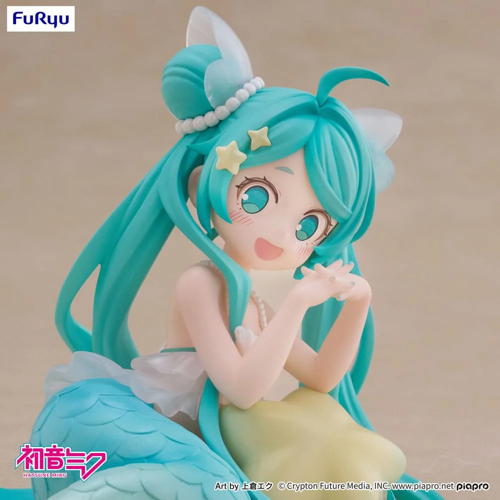 Hatsune Miku Desktop Fairy PVC Statue Hatsune Miku Mermaid princess Ver. 9 cm by Furyu - Hatsune Miku