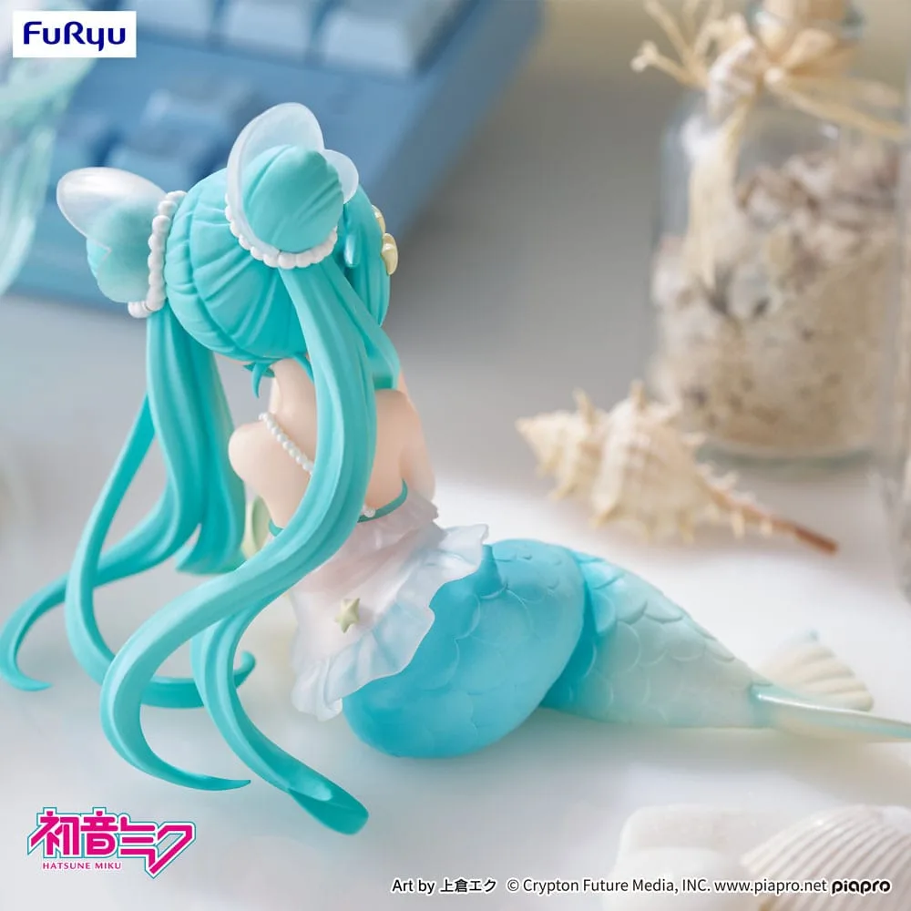 Hatsune Miku Desktop Fairy PVC Statue Hatsune Miku Mermaid princess Ver. 9 cm by Furyu - Hatsune Miku