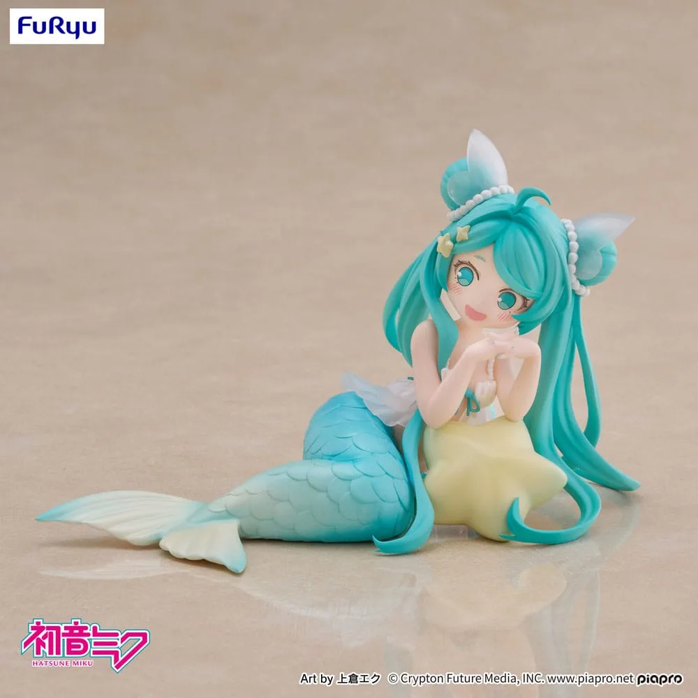 Hatsune Miku Desktop Fairy PVC Statue Hatsune Miku Mermaid princess Ver. 9 cm by Furyu - Hatsune Miku