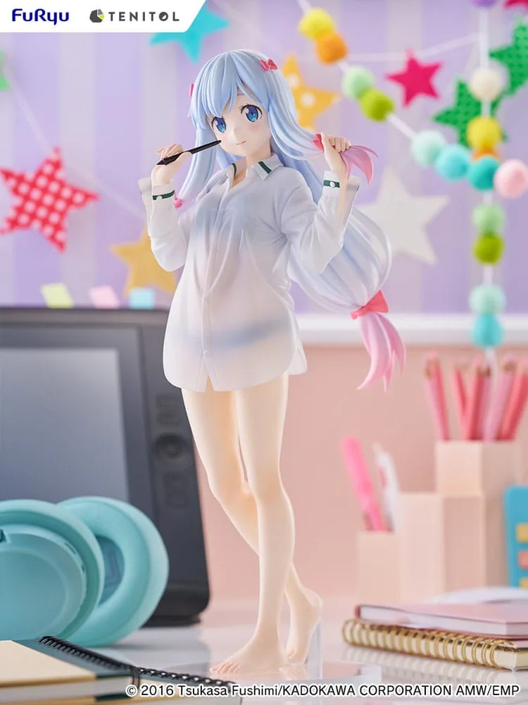 Eromanga Sensei Tenitol Tall PVC Statue Sagiri Izumi Shirts Ver. 30 cm by Furyu - Eromanga Sensei