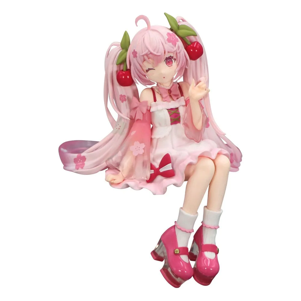 Hatsune Miku Noodle Stopper PVC Statue Sakura Miku 2025 Wink Ver. 14 cm by Furyu - Hatsune Miku