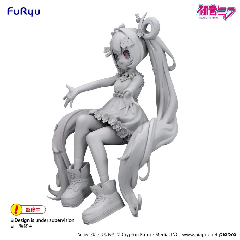 Hatsune Miku Noodle Stopper PVC Statue Hatsune Miku 10th Anniversary 14 cm by Furyu - Hatsune Miku