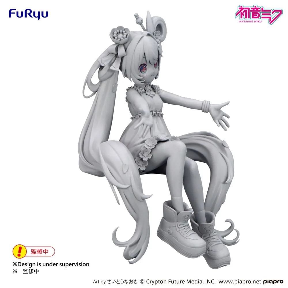 Hatsune Miku Noodle Stopper PVC Statue Hatsune Miku 10th Anniversary 14 cm by Furyu - Hatsune Miku