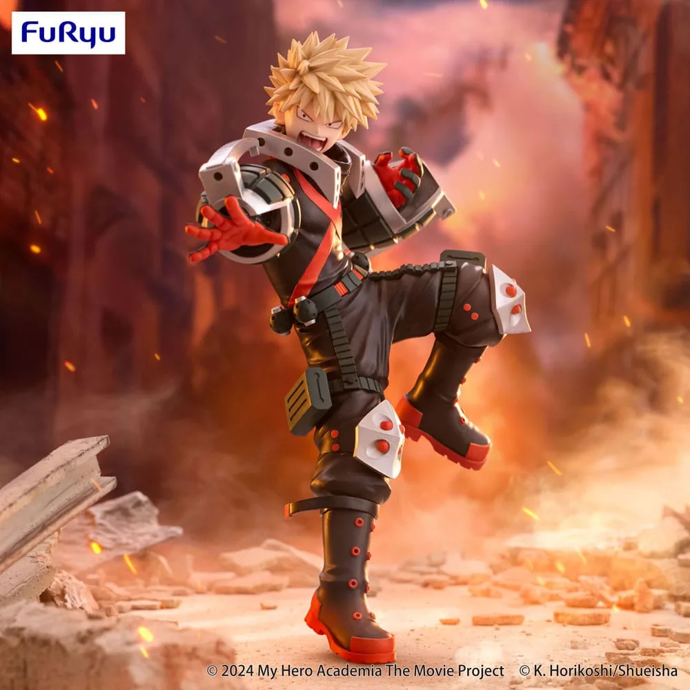 My Hero Academia: You're Next Trio-Try-iT PVC Statue Katsuki Bakugo 21 cm by Furyu - My Hero Academia