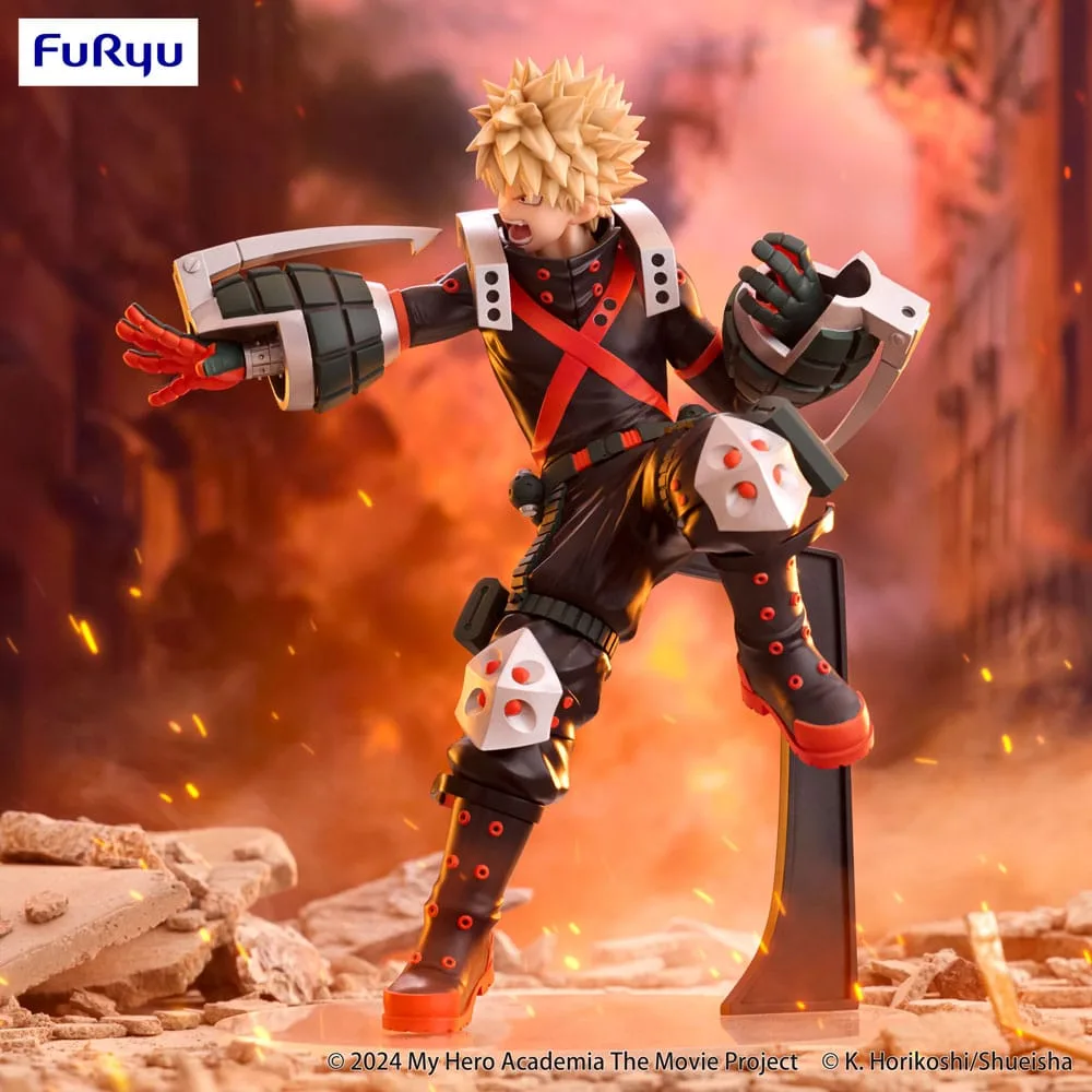 My Hero Academia: You're Next Trio-Try-iT PVC Statue Katsuki Bakugo 21 cm by Furyu - My Hero Academia