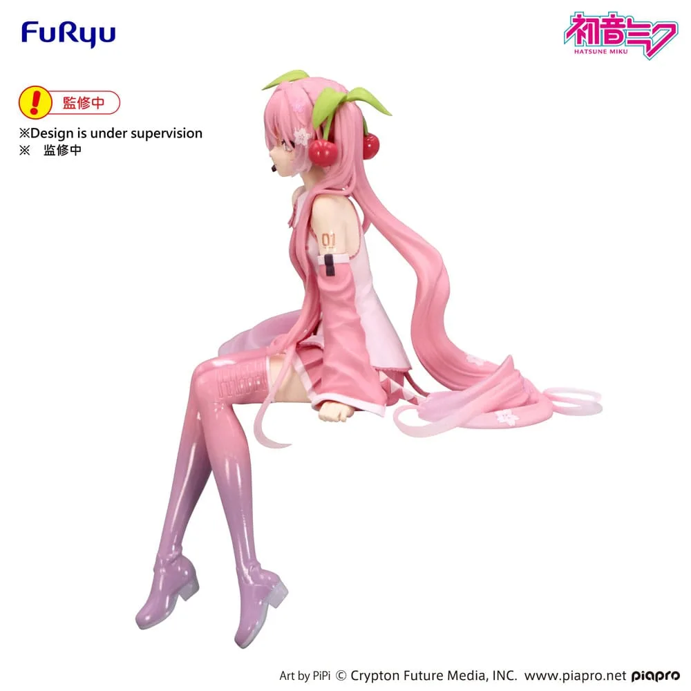 Hatsune Miku Noodle Stopper PVC Statue Sakura Miku 2026 14 cm by Furyu - Hatsune Miku