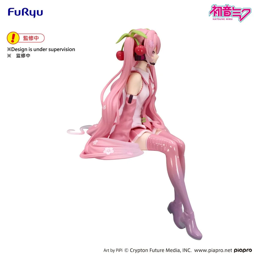 Hatsune Miku Noodle Stopper PVC Statue Sakura Miku 2026 14 cm by Furyu - Hatsune Miku