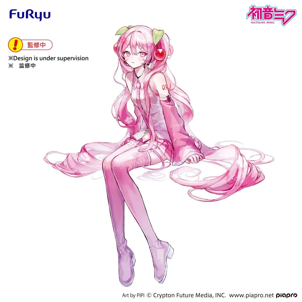 Hatsune Miku Noodle Stopper PVC Statue Sakura Miku 2026 14 cm by Furyu - Hatsune Miku