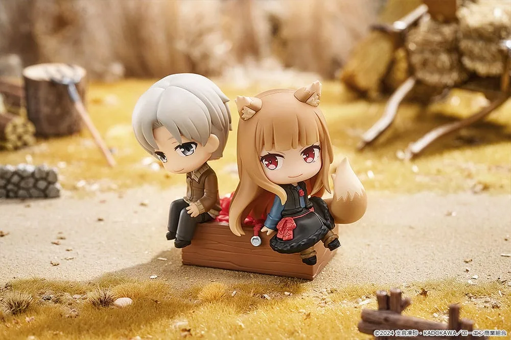 Spice and Wolf: Merchant Meets the Wise Wolf Mini Memory Mini Figure Lawrence & Holo 8 cm by Good Smile Company - Spice and Wolf