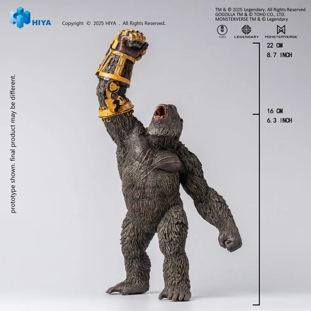 Godzilla x Kong The New Empire Stylist Series PVC Statue Kong B.E.A.S.T. Glove Version 22 cm by Hiya Toys - Godzilla