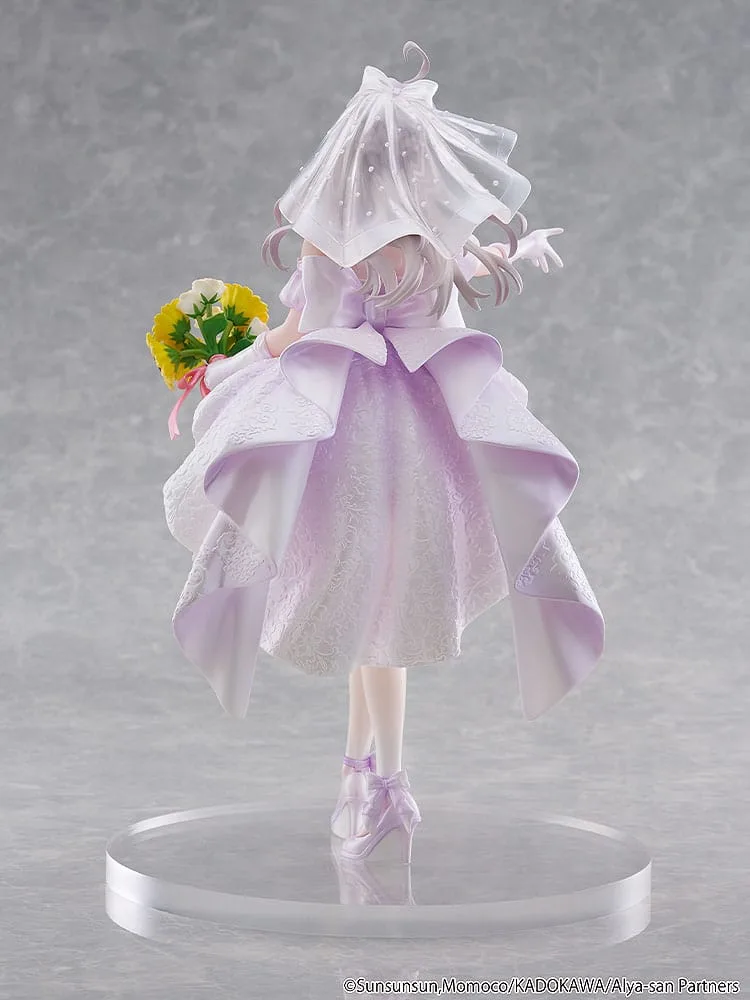 Alya Sometimes Hides Her Feelings in Russian Statue 1/7 Alisa Mikhailovna Kujou Wedding Dress Ver. 24 cm by Kadokawa - Alya Sometimes Hides Her Feelings in Russian