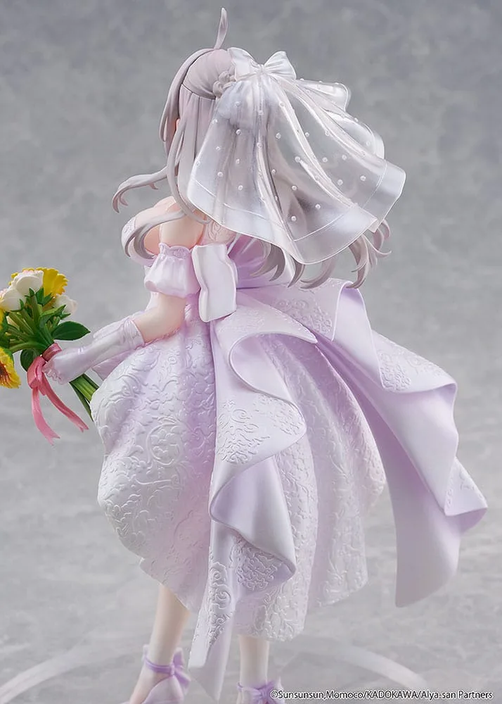 Alya Sometimes Hides Her Feelings in Russian Statue 1/7 Alisa Mikhailovna Kujou Wedding Dress Ver. 24 cm by Kadokawa - Alya Sometimes Hides Her Feelings in Russian