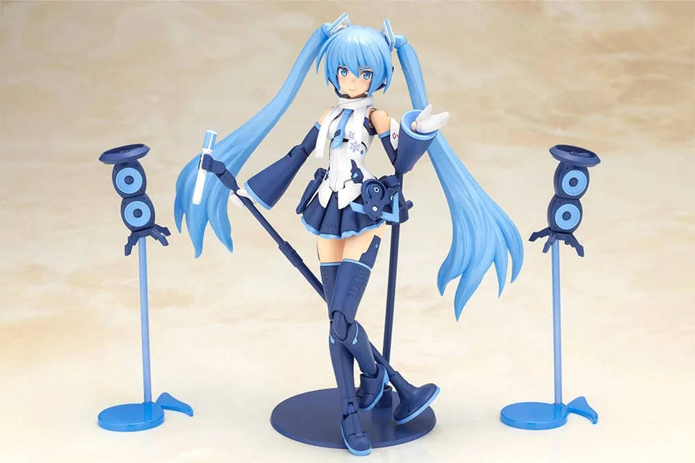 Frame Arms Girl x Hatsune Miku Plastic Model Kit Frame Music Girl Snow Miku Another Color Ver. 15 cm by Kotobukiya - Frame Arms,3bcf3f7203