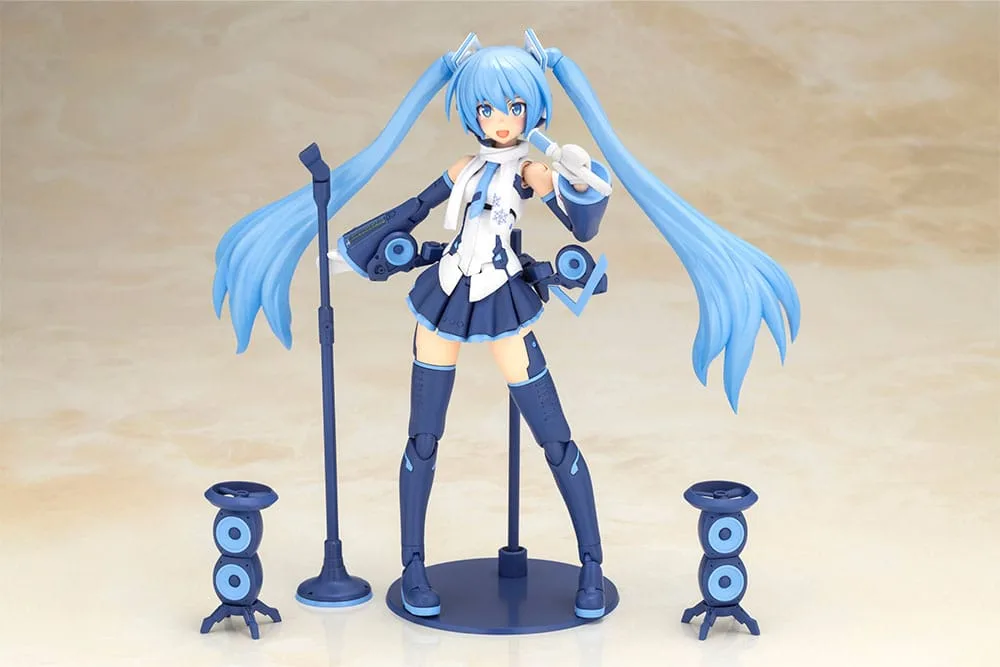 Frame Arms Girl x Hatsune Miku Plastic Model Kit Frame Music Girl Snow Miku Another Color Ver. 15 cm by Kotobukiya - Frame Arms,3bcf3f7203