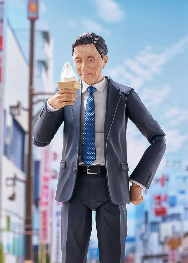 Gridman Universe Figma Action Figure Goro Inogashira Yutaka Matsushige Ver. Renewal Edition - Nostalgic Teishoku Restaurant Set 17 cm by Max Factory - Solitary Gourmet
