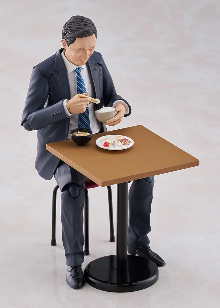Gridman Universe Figma Action Figure Goro Inogashira Yutaka Matsushige Ver. Renewal Edition - Nostalgic Teishoku Restaurant Set 17 cm by Max Factory - Solitary Gourmet