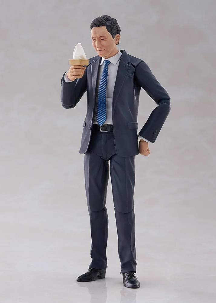 Gridman Universe Figma Action Figure Goro Inogashira Yutaka Matsushige Ver. Renewal Edition - Nostalgic Teishoku Restaurant Set 17 cm by Max Factory - Solitary Gourmet