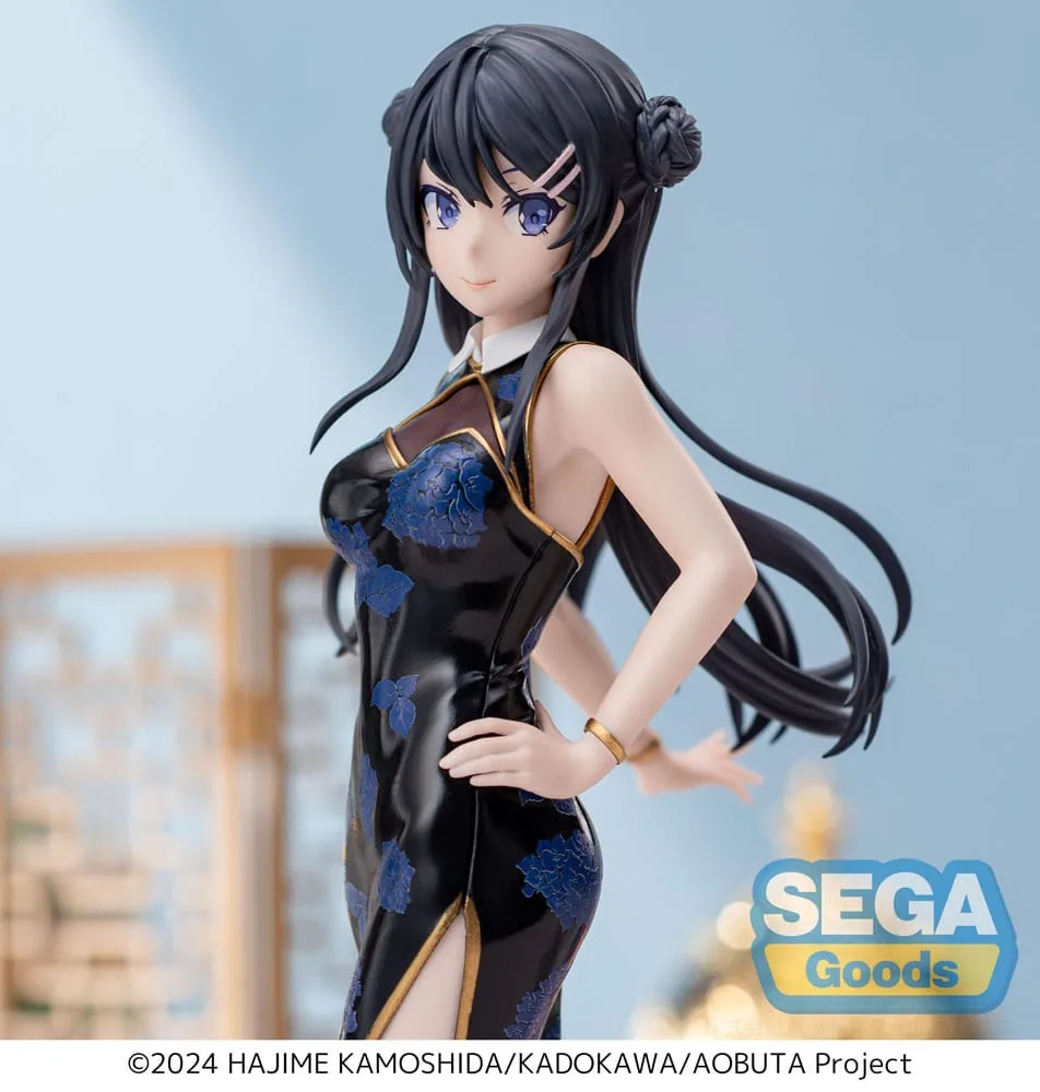 Rascal Does Not Dream Series XStellar PVC Statue Mai Sakurajima Chinese Dress 22 cm by Sega - Rascal Does Not Dream of Bunny Girl Senpai