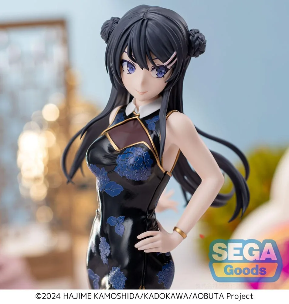 Rascal Does Not Dream Series XStellar PVC Statue Mai Sakurajima Chinese Dress 22 cm by Sega - Rascal Does Not Dream of Bunny Girl Senpai