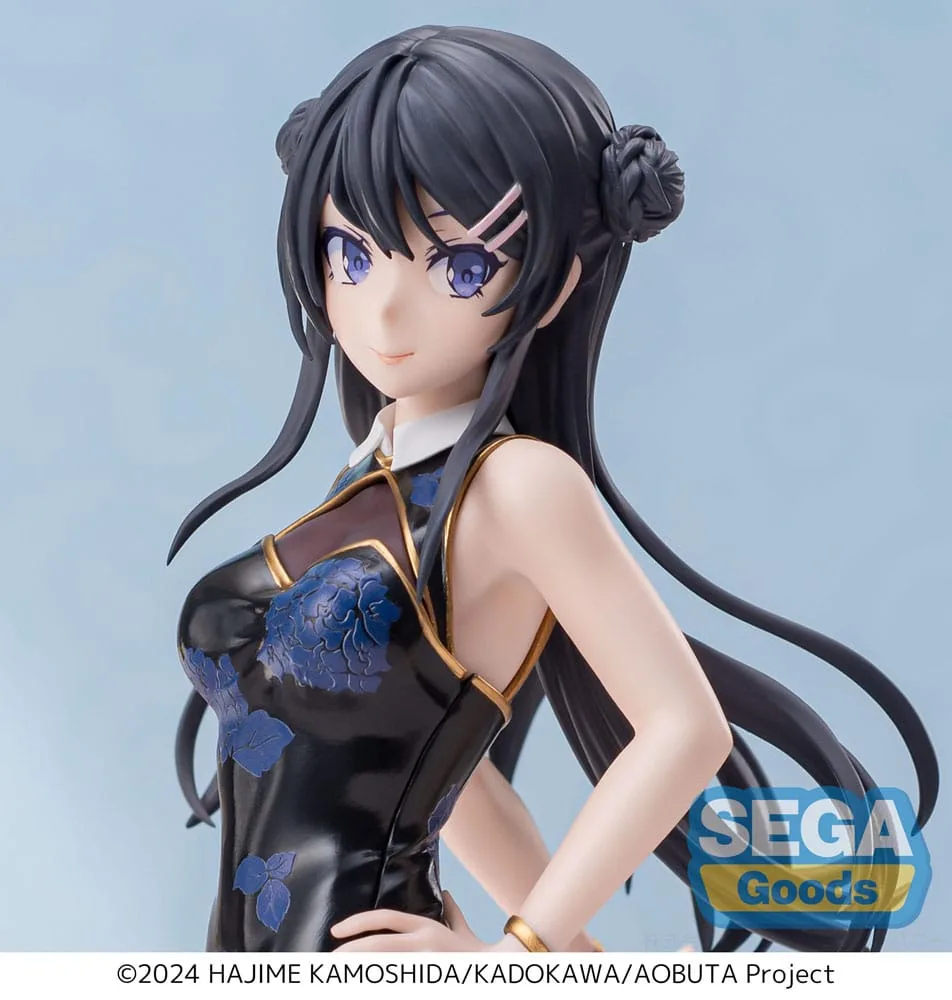 Rascal Does Not Dream Series XStellar PVC Statue Mai Sakurajima Chinese Dress 22 cm by Sega - Rascal Does Not Dream of Bunny Girl Senpai