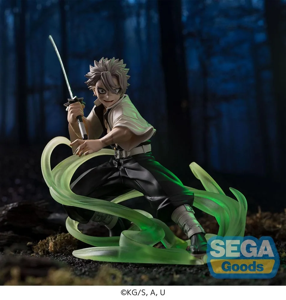 Demon Slayer: Kimetsu no Yaiba Xross Link Anime PVC Statue Sanemi Shinazugawa Hashira Training Arc 12 cm by Sega - Demon Slayer