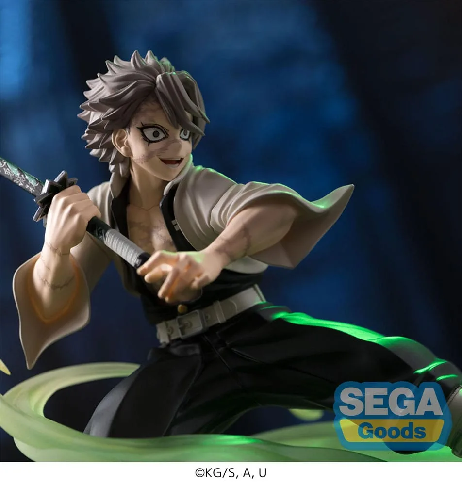 Demon Slayer: Kimetsu no Yaiba Xross Link Anime PVC Statue Sanemi Shinazugawa Hashira Training Arc 12 cm by Sega - Demon Slayer