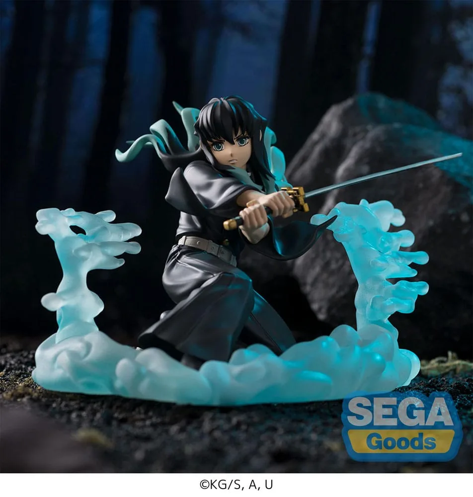 Demon Slayer: Kimetsu no Yaiba Xross Link Anime PVC Statue Muichiro Tokito Hashira Training Arc 11 cm by Sega - Demon Slayer