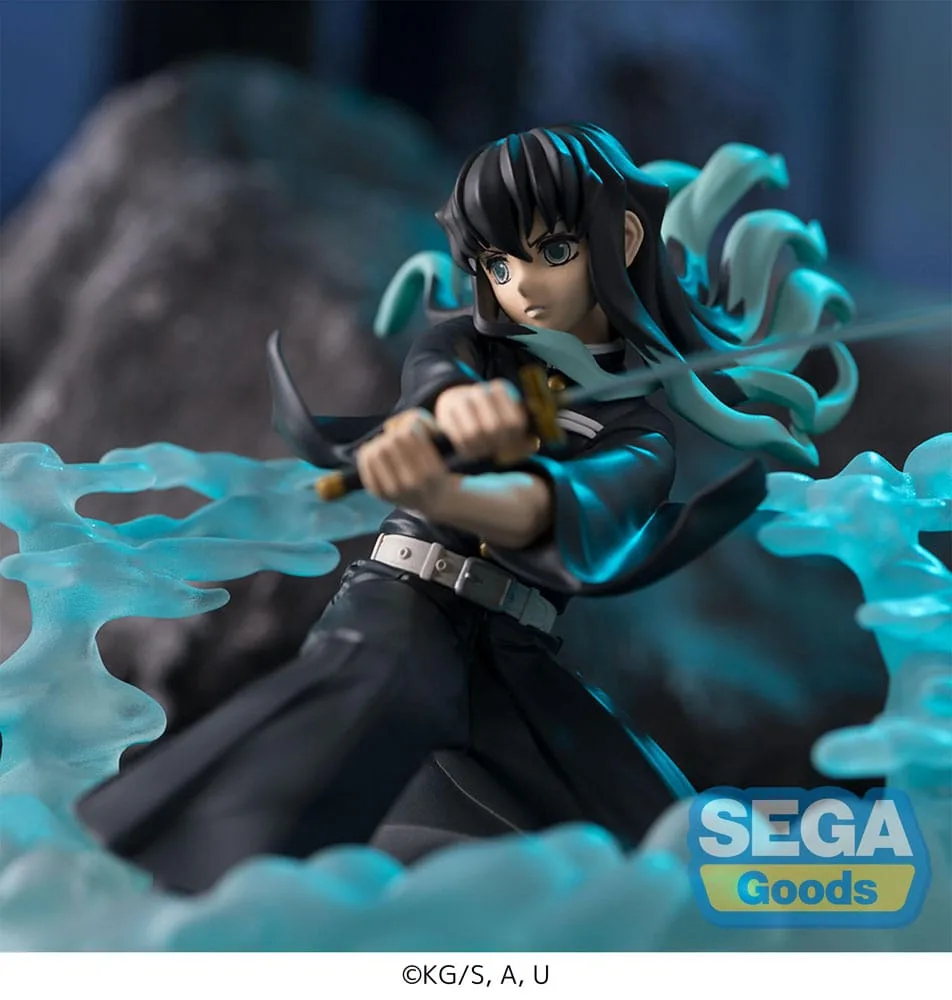 Demon Slayer: Kimetsu no Yaiba Xross Link Anime PVC Statue Muichiro Tokito Hashira Training Arc 11 cm by Sega - Demon Slayer