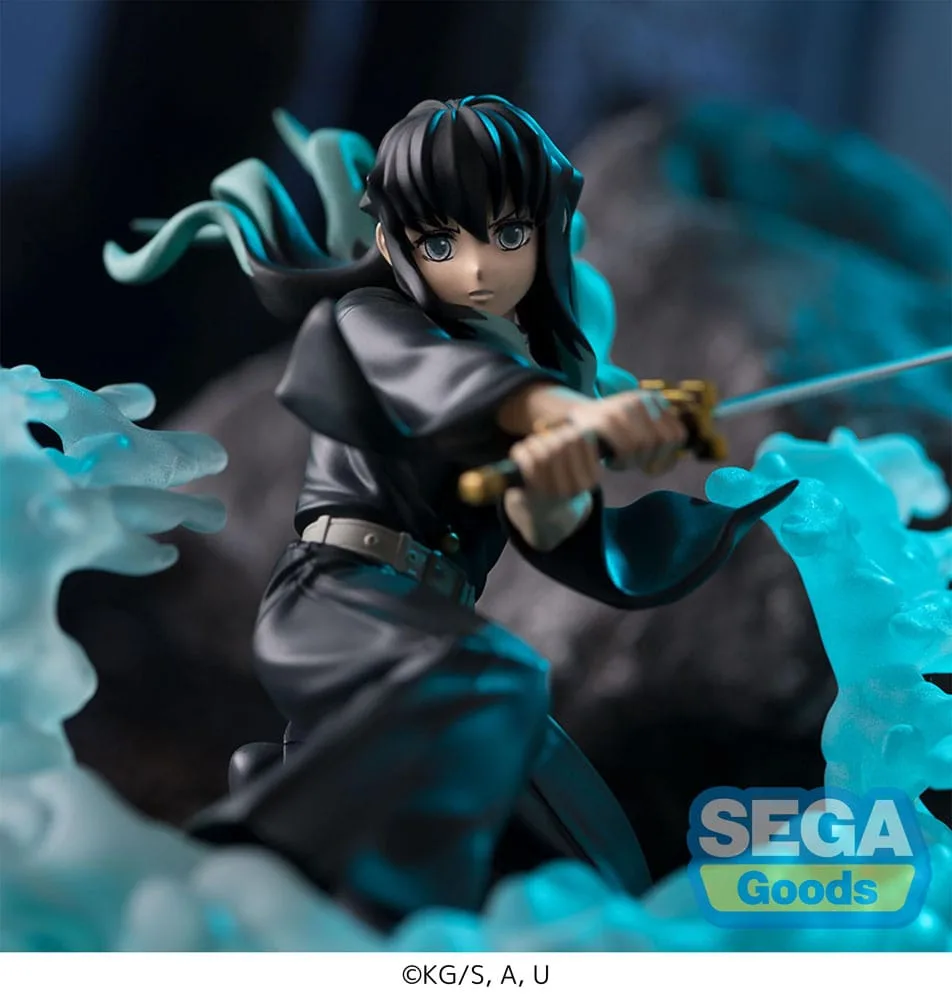 Demon Slayer: Kimetsu no Yaiba Xross Link Anime PVC Statue Muichiro Tokito Hashira Training Arc 11 cm by Sega - Demon Slayer