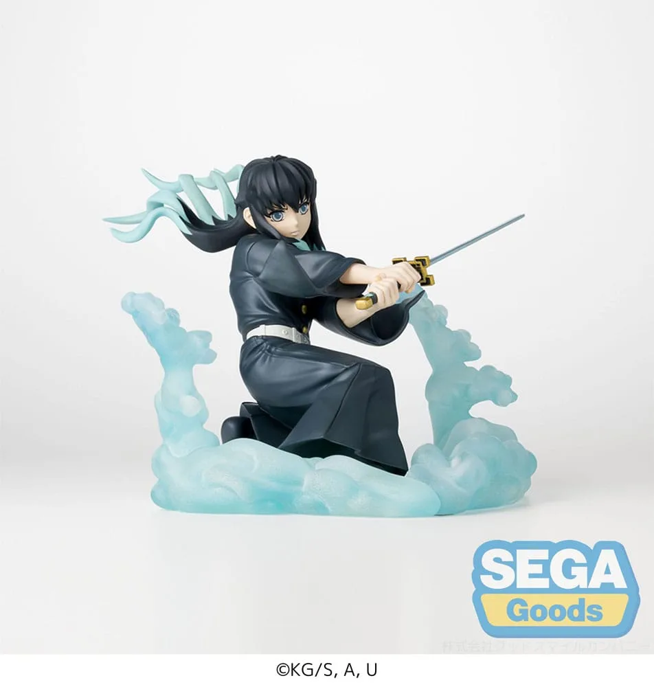 Demon Slayer: Kimetsu no Yaiba Xross Link Anime PVC Statue Muichiro Tokito Hashira Training Arc 11 cm by Sega - Demon Slayer