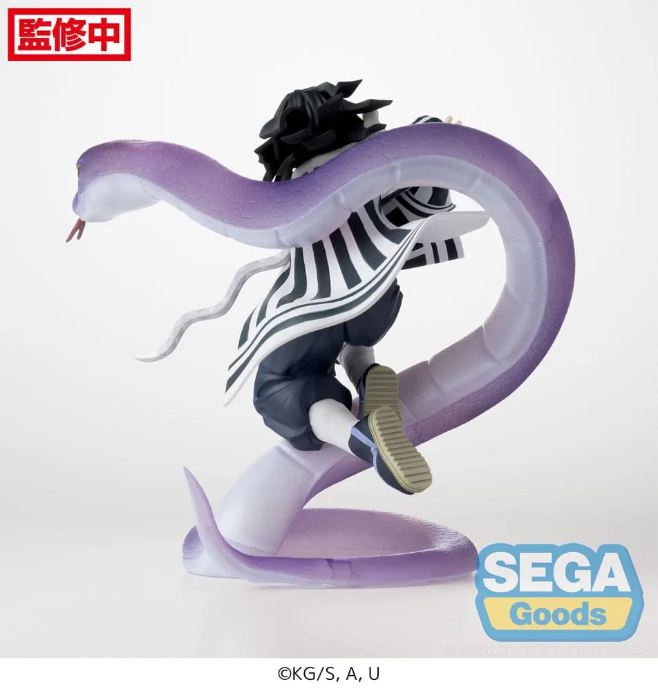 Demon Slayer: Kimetsu no Yaiba Xross Link Anime PVC Statue Obanai Iguro Hashira Training Arc 14 cm by Sega - Demon Slayer