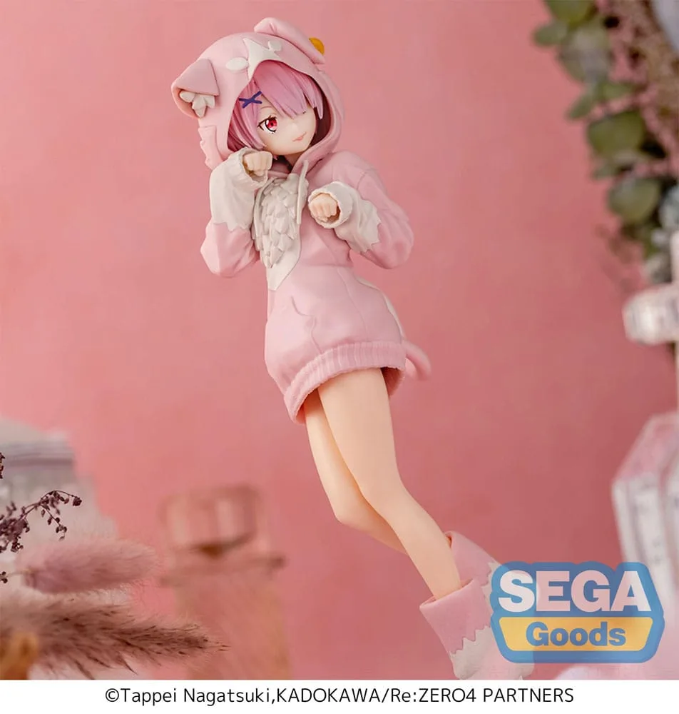 Re:Zero Starting Life in Another World XStellar PVC Statue Ram Mofumofu Pack 22 cm by Sega - Re