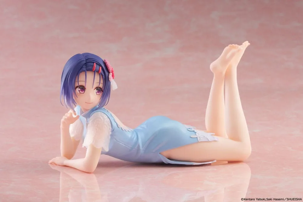 To Love-Ru Darkness PVC Statue Desktop Cute Figure Haruna Sairenji (China Dress Ver.) 13 cm by Taito Prize - To Love-Ru