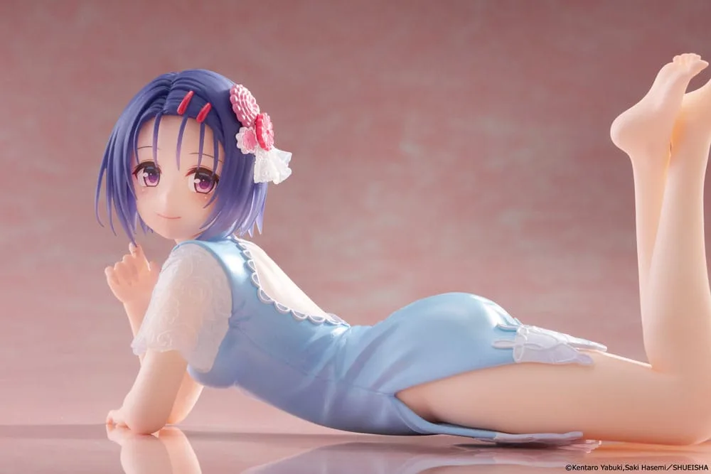 To Love-Ru Darkness PVC Statue Desktop Cute Figure Haruna Sairenji (China Dress Ver.) 13 cm by Taito Prize - To Love-Ru