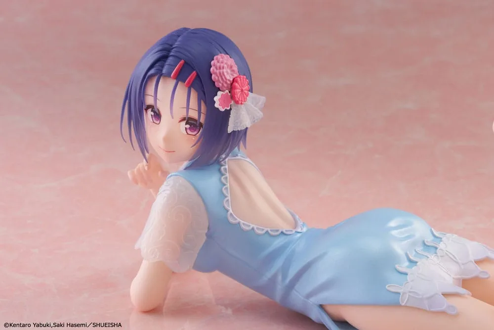 To Love-Ru Darkness PVC Statue Desktop Cute Figure Haruna Sairenji (China Dress Ver.) 13 cm by Taito Prize - To Love-Ru