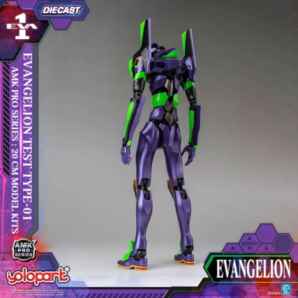 Neon Genesis Evangelion AMK Pro Series Plastic Model Kit Eva-01 Test Type 20 cm by Yolopark - Evangelion