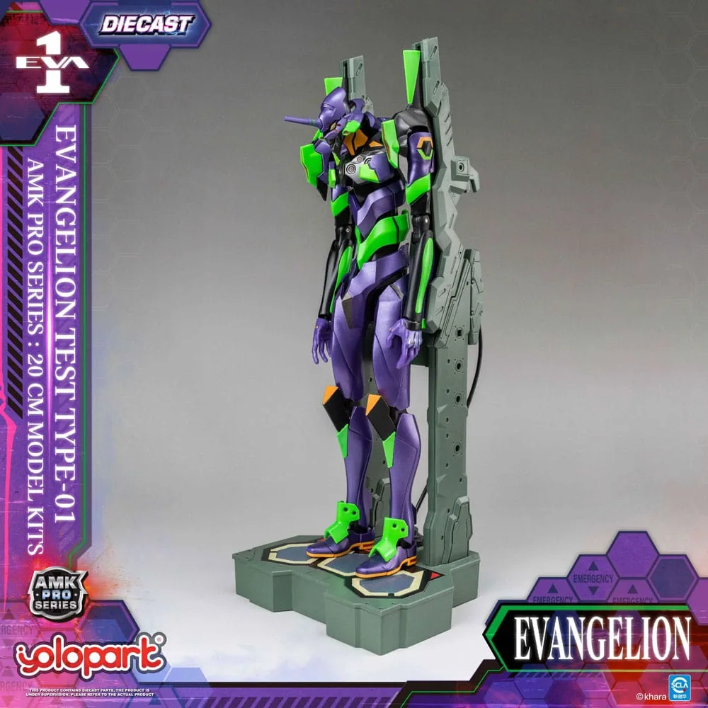 Neon Genesis Evangelion AMK Pro Series Plastic Model Kit Eva-01 Test Type 20 cm by Yolopark - Evangelion