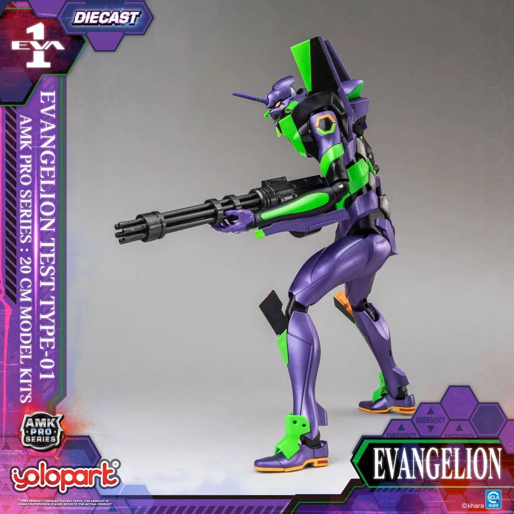 Neon Genesis Evangelion AMK Pro Series Plastic Model Kit Eva-01 Test Type 20 cm by Yolopark - Evangelion