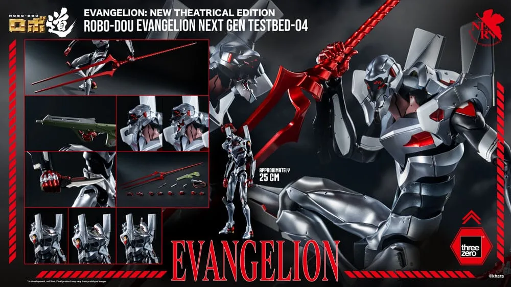 Evangelion: New Theatrical Edition Robo-Dou Action Figure Evangelion Testbed-04 25 cm by ThreeZero - Evangelion
