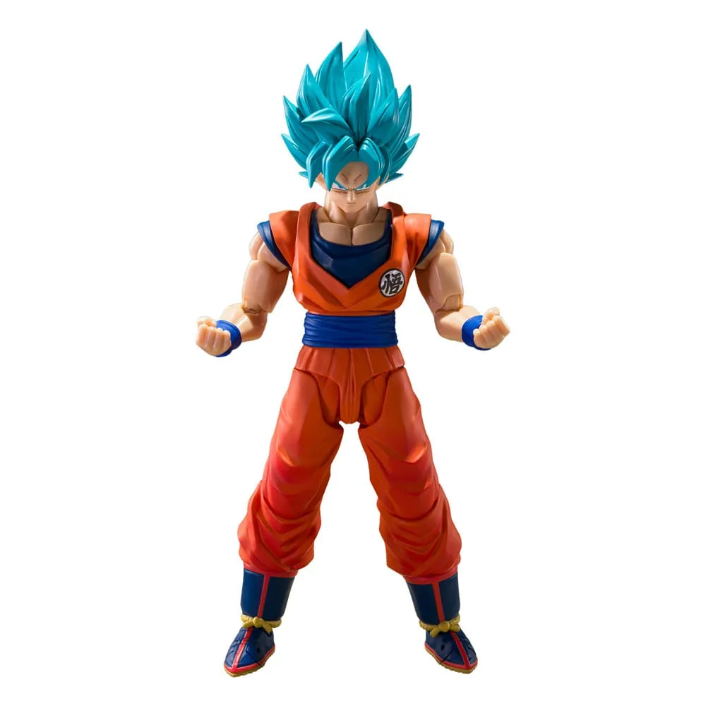 Dragon Ball Super S.H.Figuarts Action Figure Super Saiyan God Super Son Guko (Blue power transcending Limits) 15 cm by Bandai Tamashii Nations - Dragon Ball