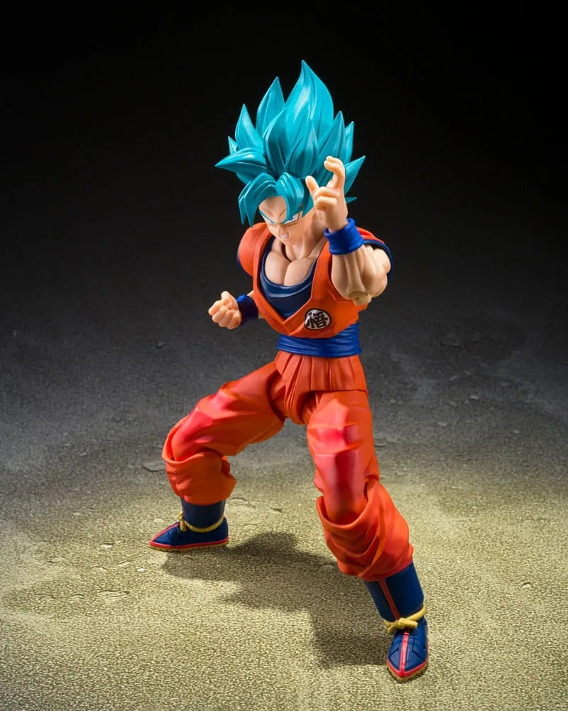 Dragon Ball Super S.H.Figuarts Action Figure Super Saiyan God Super Son Guko (Blue power transcending Limits) 15 cm by Bandai Tamashii Nations - Dragon Ball