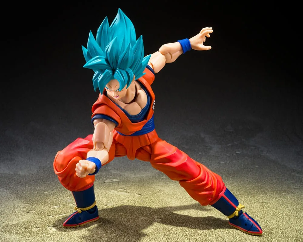 Dragon Ball Super S.H.Figuarts Action Figure Super Saiyan God Super Son Guko (Blue power transcending Limits) 15 cm by Bandai Tamashii Nations - Dragon Ball