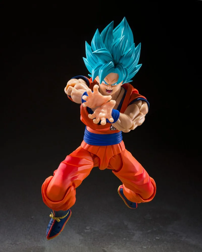 Dragon Ball Super S.H.Figuarts Action Figure Super Saiyan God Super Son Guko (Blue power transcending Limits) 15 cm by Bandai Tamashii Nations - Dragon Ball