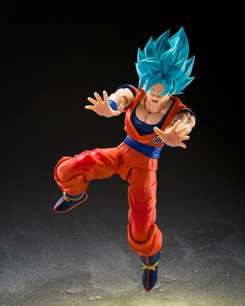 Dragon Ball Super S.H.Figuarts Action Figure Super Saiyan God Super Son Guko (Blue power transcending Limits) 15 cm by Bandai Tamashii Nations - Dragon Ball