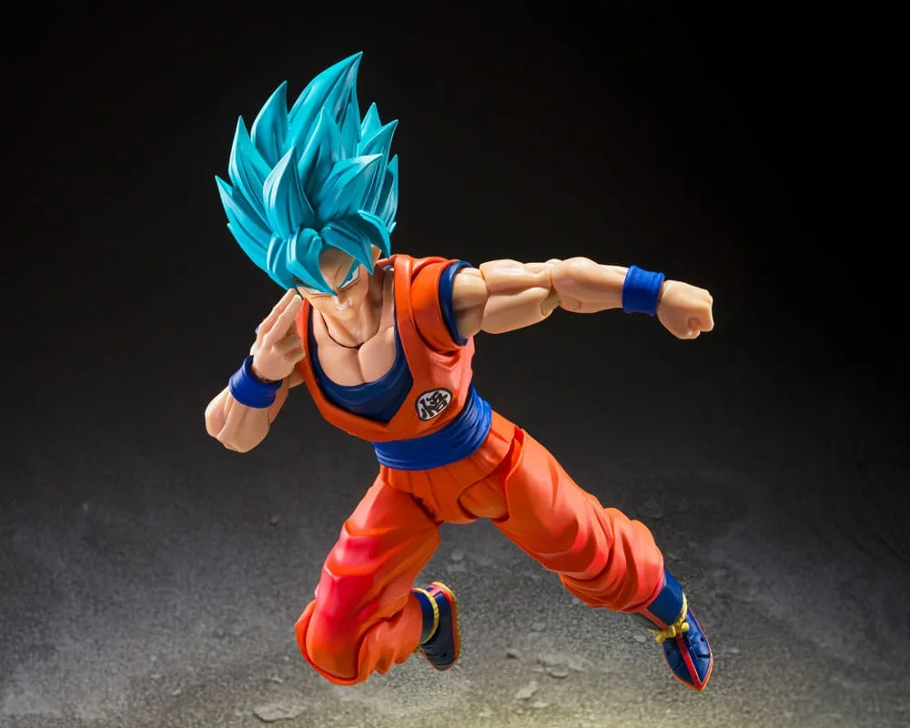 Dragon Ball Super S.H.Figuarts Action Figure Super Saiyan God Super Son Guko (Blue power transcending Limits) 15 cm by Bandai Tamashii Nations - Dragon Ball