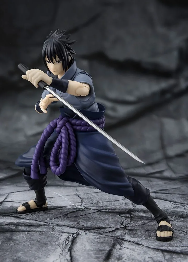 Naruto S.H.Figuarts Action Figure Sasuke Uchiha Solitary Shinobi 15 cm by Bandai Tamashii Nations - Naruto